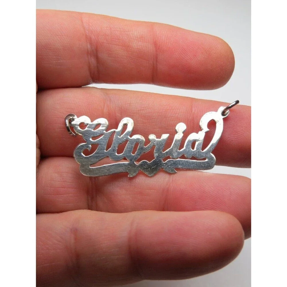14k GLORIA Nameplate